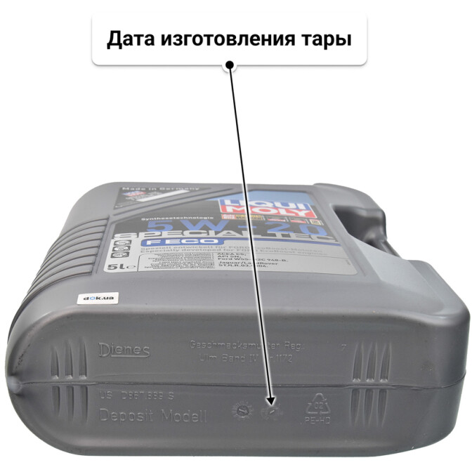 Моторное масло Liqui Moly Special Tec F Eco 5W-20 5 л