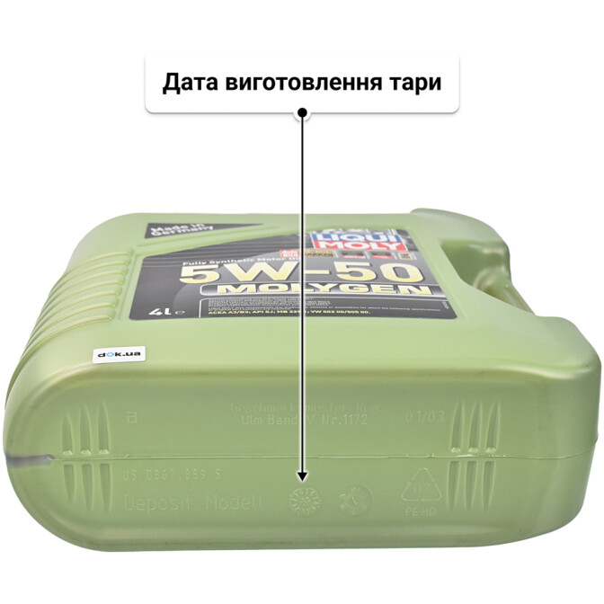 Моторна олива Liqui Moly Molygen 5W-50 4 л