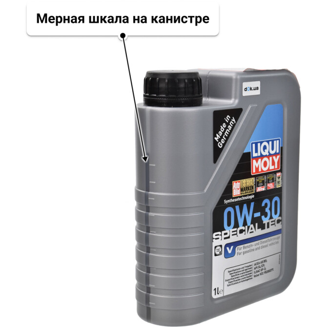 Моторное масло Liqui Moly Special Tec V 0W-30 для Volvo XC90 1 л