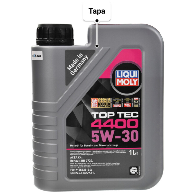 Моторное масло Liqui Moly Top Tec 4400 5W-30 1 л