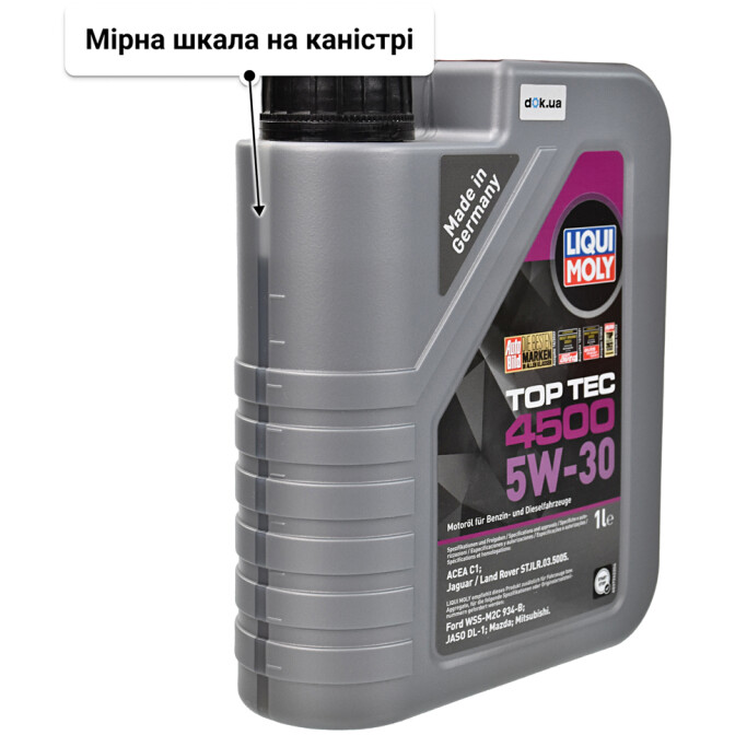 Моторна олива Liqui Moly Top Tec 4500 5W-30 1 л