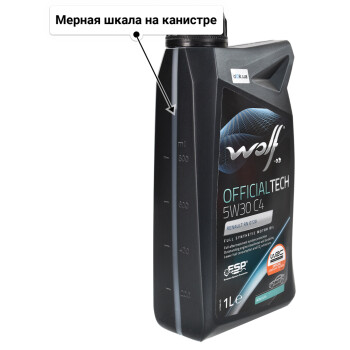 Wolf Officialtech C4 5W-30 моторное масло 1 л