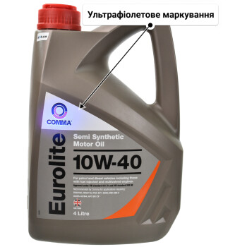 Comma Eurolite 10W-40 (4 л) моторна олива 4 л