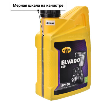 Моторное масло Kroon Oil Elvado LSP 5W-30 1 л