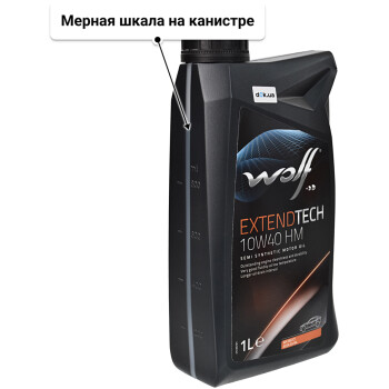 Моторное масло Wolf Extendtech HM 10W-40 1 л