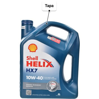 Shell Helix HX7 10W-40 (4 л) моторное масло 4 л