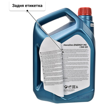 Моторна олива Texaco Havoline Energy MS 5W-30 4 л