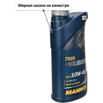 Mannol Molibden 10W-40 (1 л) моторное масло 1 л