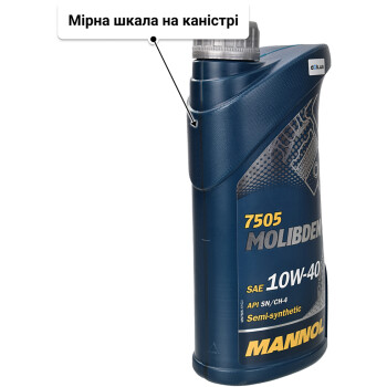 Моторна олива Mannol Molibden 10W-40 1 л