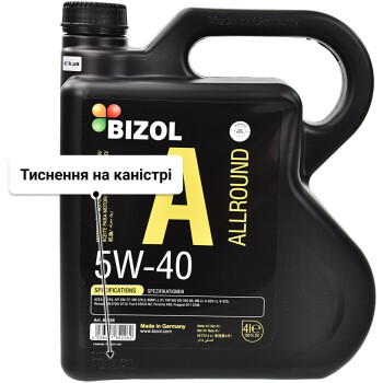 Bizol Allround 5W-40 (4 л) моторна олива 4 л