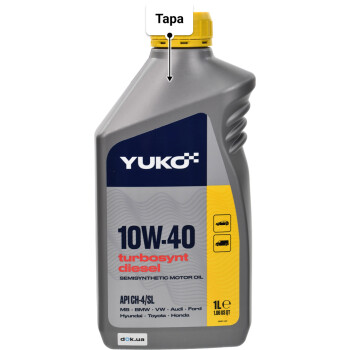 Моторное масло Yuko Turbosynt Diesel 10W-40 1 л