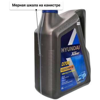 Hyundai XTeer Diesel Ultra C3 5W-30 (6 л) моторное масло 6 л