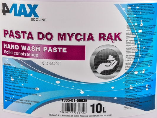 Очиститель рук 4Max Hand Wash Paste Solid миндаль 10 л