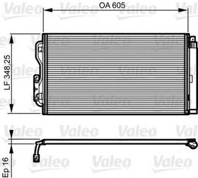 Радиатор охлаждения двигателя Valeo 735455