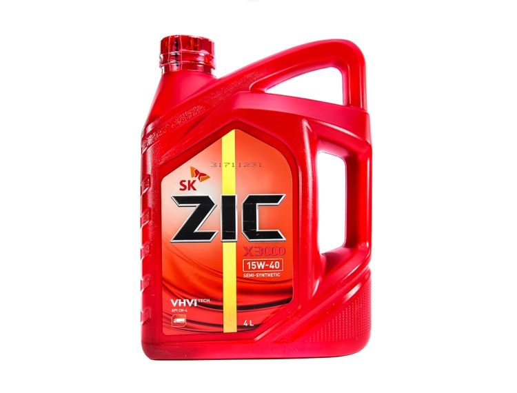 

Моторное масло ZIC X3000 15W-40 полусинтетическое 162601