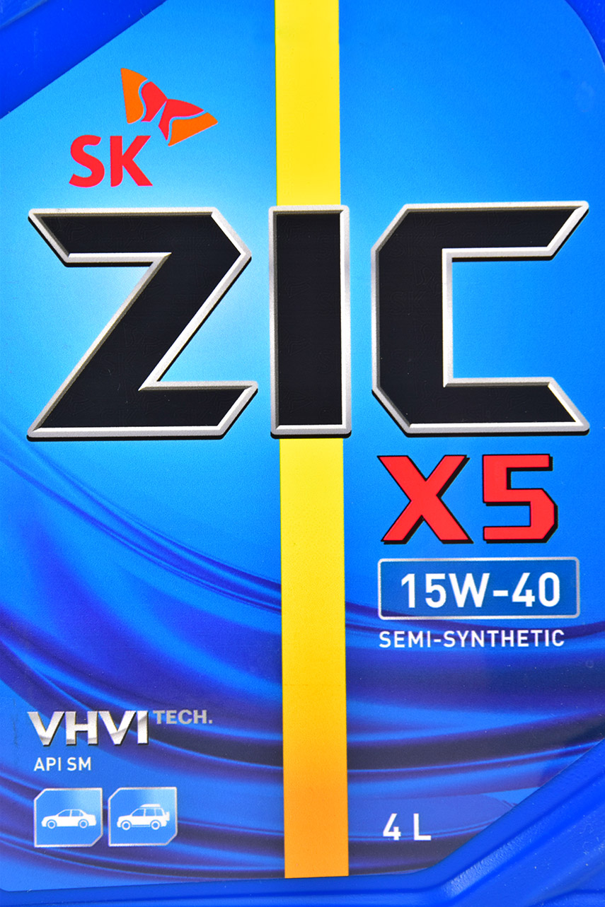 Моторна олива ZIC X5 15W-40 4 л на Lexus RX