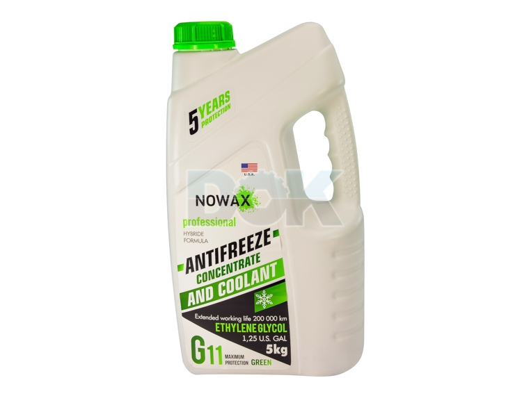 

Концентрат антифриза Nowax G11 зеленый NX05005
