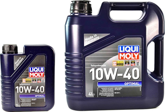 motornoe maslo liqui moly optimal 10w 40 polusinteticheskoe 1 l