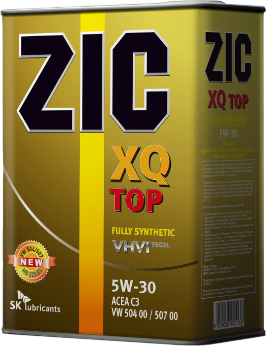 Моторное масло ZIC XQ Top 5W-30 4 л на Acura RSX