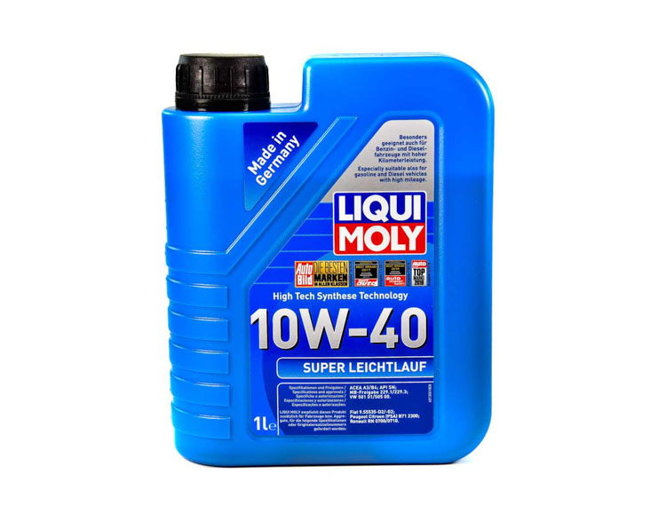 Моторное масло Liqui Moly Super Leichtlauf 10W-40 1 л на Fiat 500