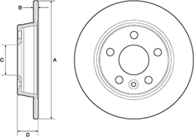 Тормозной диск Delphi BG3026