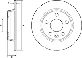 Тормозной диск Delphi BG3026