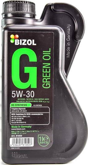 Моторна олива Bizol Green Oil 5W-30 1 л на Suzuki Splash
