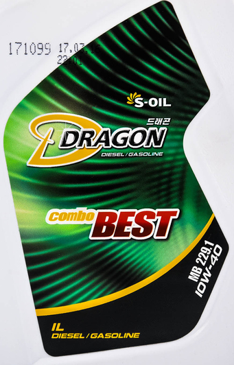 Моторное масло S-Oil Dragon Combo Best 10W-40 1 л на Chevrolet Lacetti