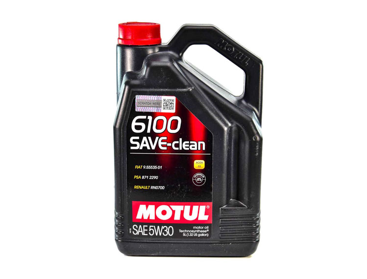 

Моторное масло Motul 6100 Save-Clean 5W-30 синтетическое 841651
