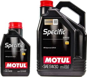 Моторное масло Motul Specific MB 229.52 5W-30 синтетическое