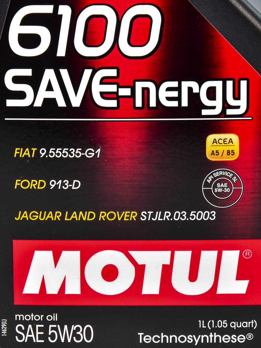 Моторное масло Motul 6100 Save-Nergy 5W-30 1 л на Jaguar XF