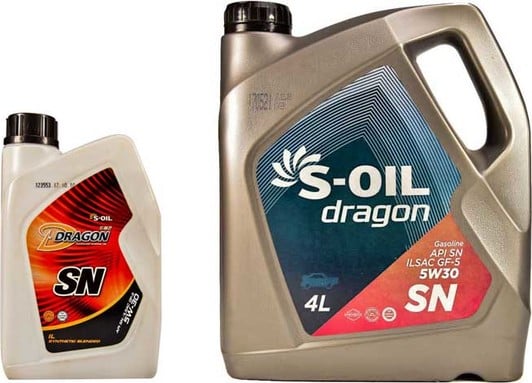 Моторное масло S-Oil Dragon SN 5W-30 на Honda City
