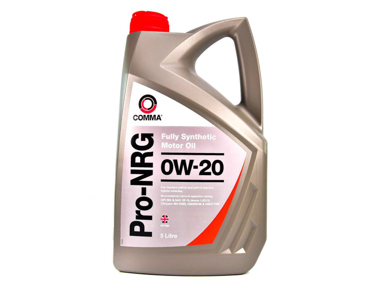 

Моторное масло Comma Pro-NRG 0W-20 синтетическое NRG5L