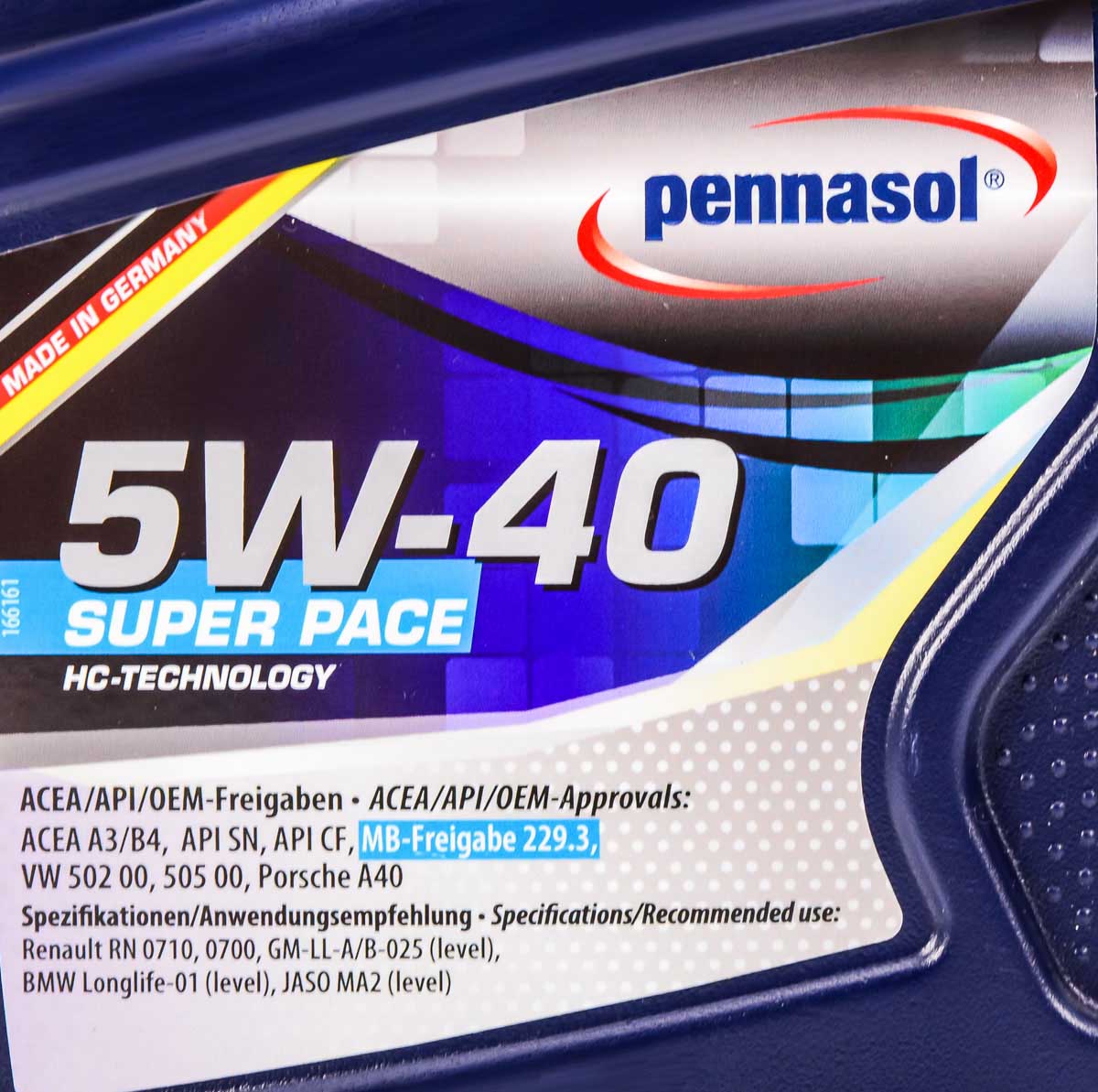 Моторна олива Pennasol Super Pace 5W-40 1 л на Nissan NV200