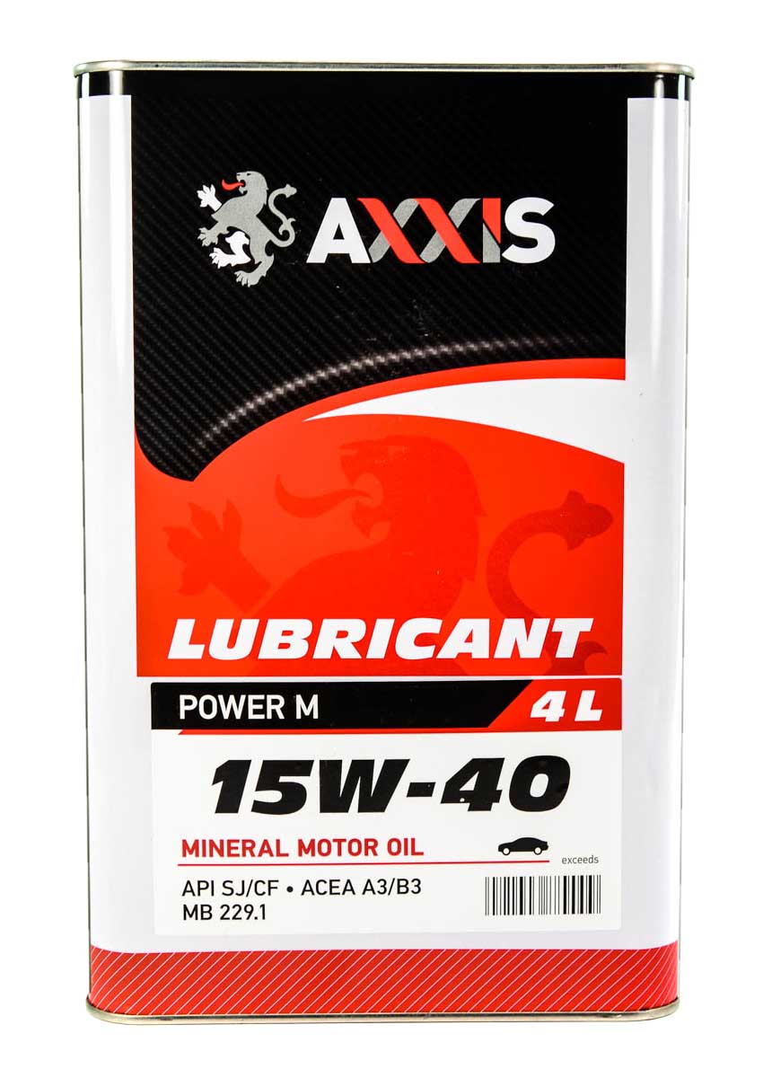 Моторное масло Axxis Power M 15W-40 4 л на Suzuki Carry