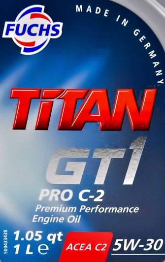 Моторное масло Fuchs Titan Gt1 Pro C2 5W-30 для Citroen Jumpy 1 л на Citroen Jumpy