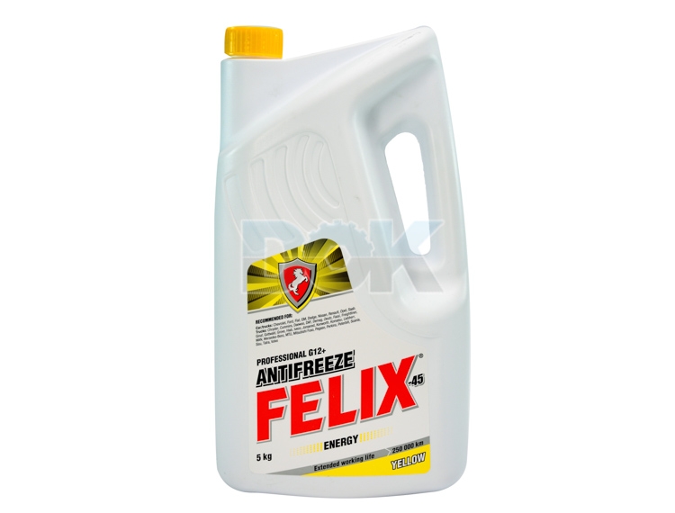 

Готовый антифриз Felix Energy G12+ желтый -45 °C 430206027