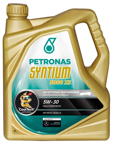 Моторное масло Petronas Syntium 5000 XS 5W-30 для Mazda 2 4 л на Mazda 2