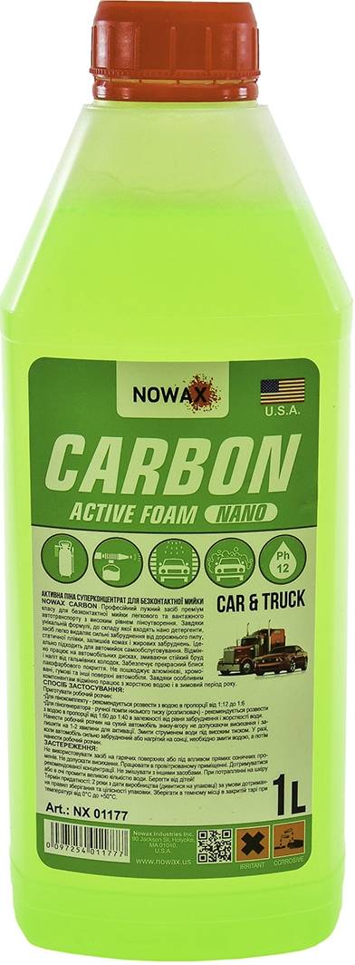 

Концентрат автошампуня Nowax Carbon Nano Active Foam NX05134