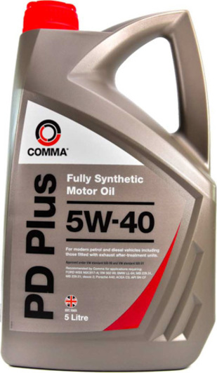 Моторное масло Comma PD Plus 5W-40 5 л на Audi R8