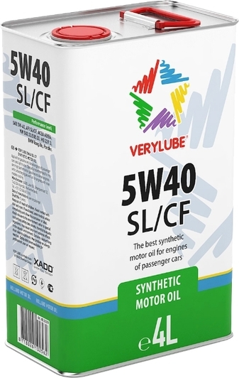 Моторное масло Xado Verylube SL/CF 5W-40 4 л на Alfa Romeo 166