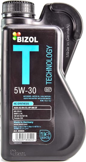 Моторна олива Bizol Technology 507 5W-30 1 л на Fiat Uno