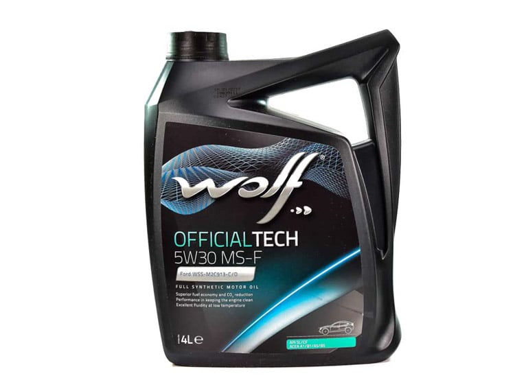 Моторное масло Wolf Officialtech MS-F 5W-30 для Lexus RC 4 л на Lexus RC