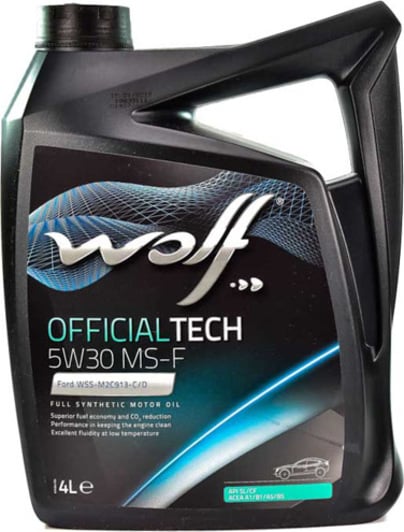 Моторна олива Wolf Officialtech MS-F 5W-30 4 л на Audi TT