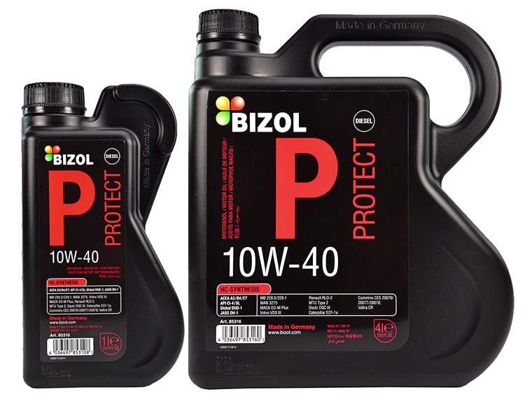 Моторное масло Bizol Protect 10W-40 на Jeep Wrangler