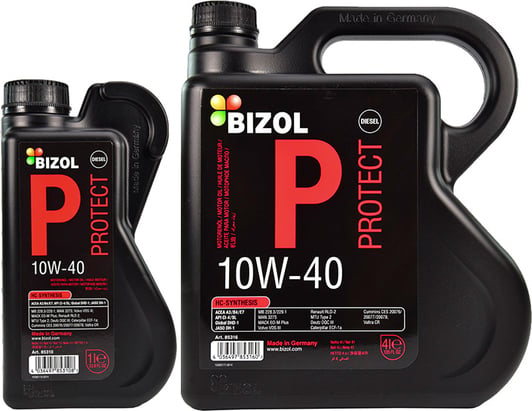 Моторное масло Bizol Protect 10W-40 на Lada Kalina