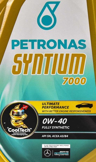 Моторна олива Petronas Syntium 7000 0W-40 1 л на Chevrolet Impala