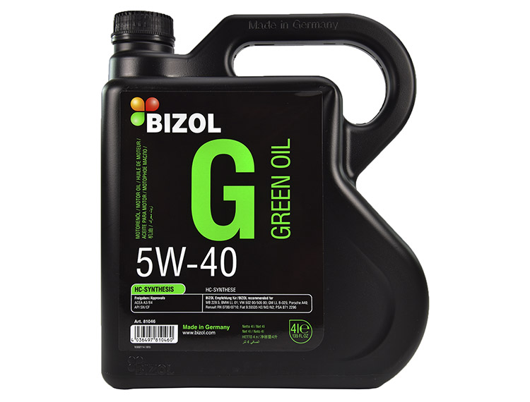 Моторное масло Bizol Green Oil 5W-40 4 л на Daihatsu Cuore