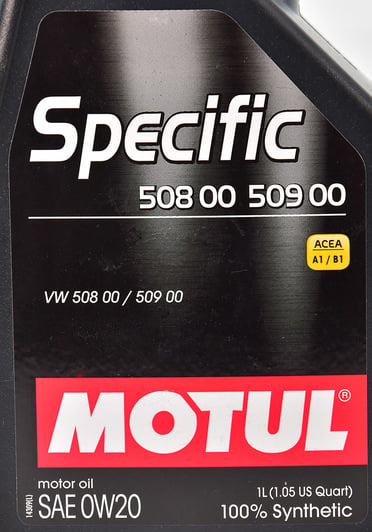 Моторна олива Motul Specific 508 00 509 00 0W-20 1 л на Infiniti FX35