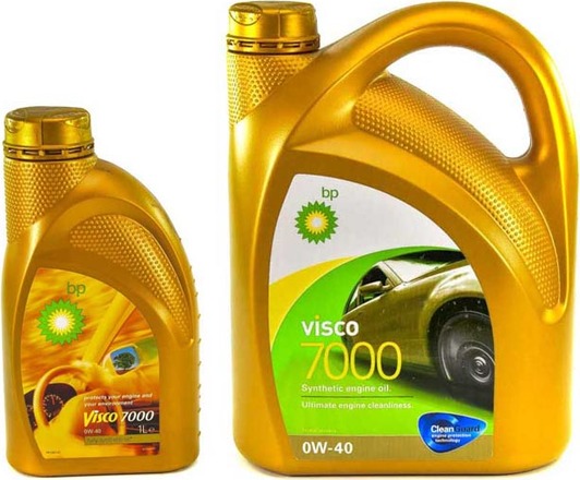 Моторное масло BP Visco 7000 0W-40 на Toyota Auris